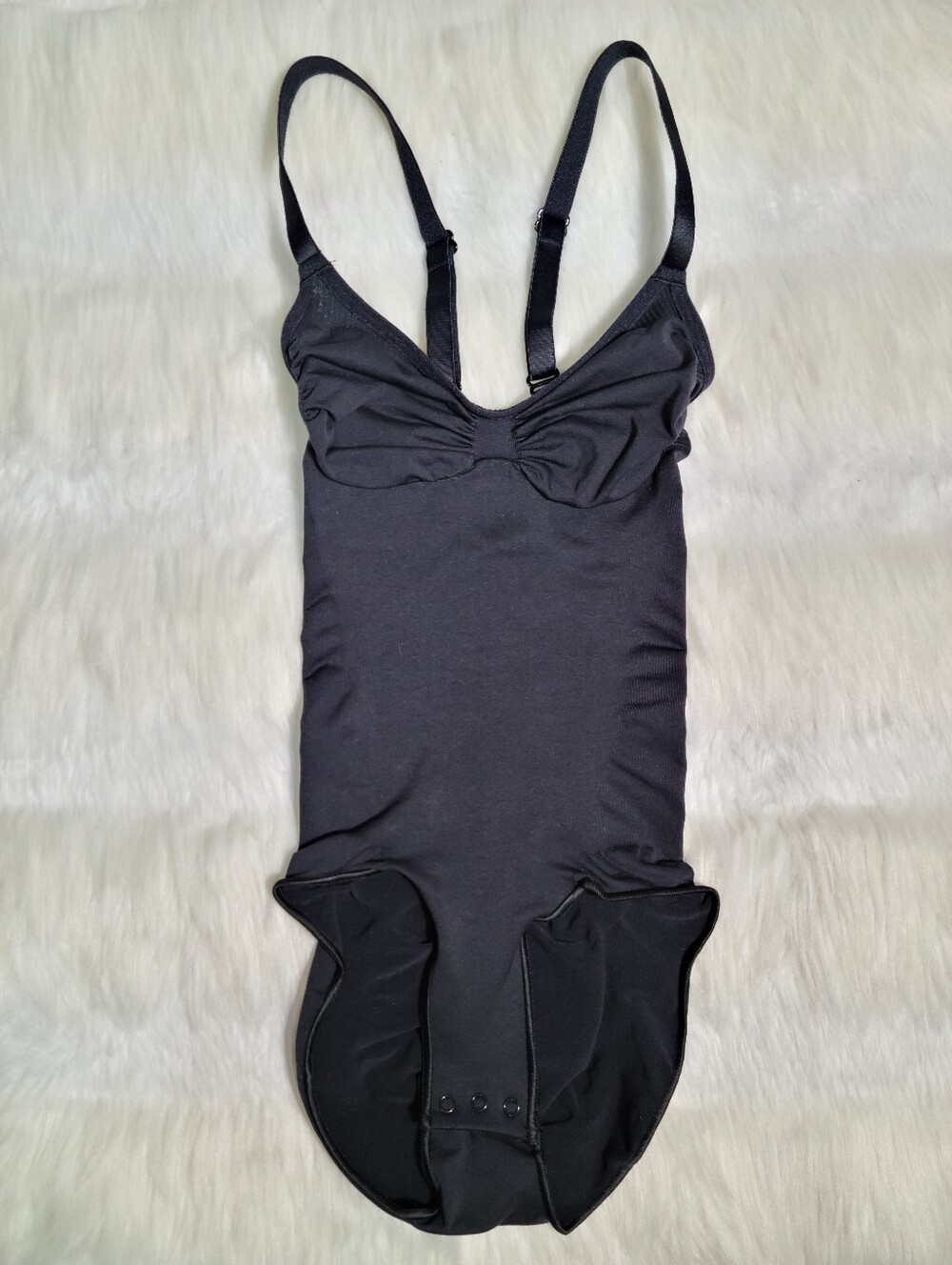 SKIMS Seamless Sculpt Brief Bodysuit Black Onyx XXS NEW